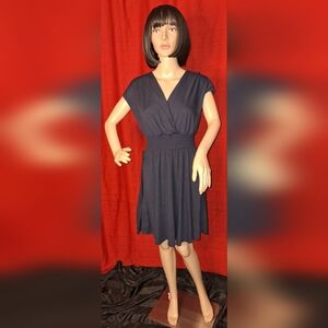 Shein / blue / size 6 / sleeveless midi dress